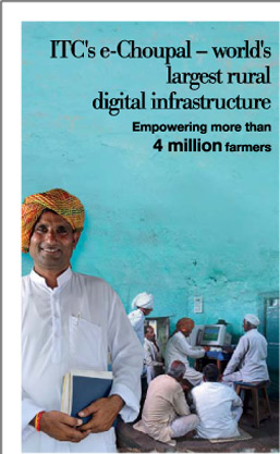 ITC's e-Choupal - world's largest rural digital infrastructure: Empowering more than 4 million farmers