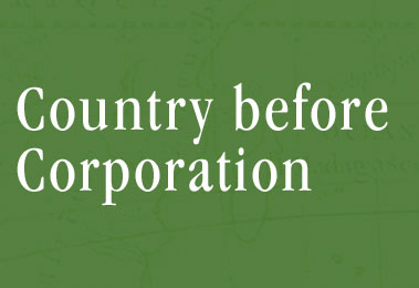 Country before corporation