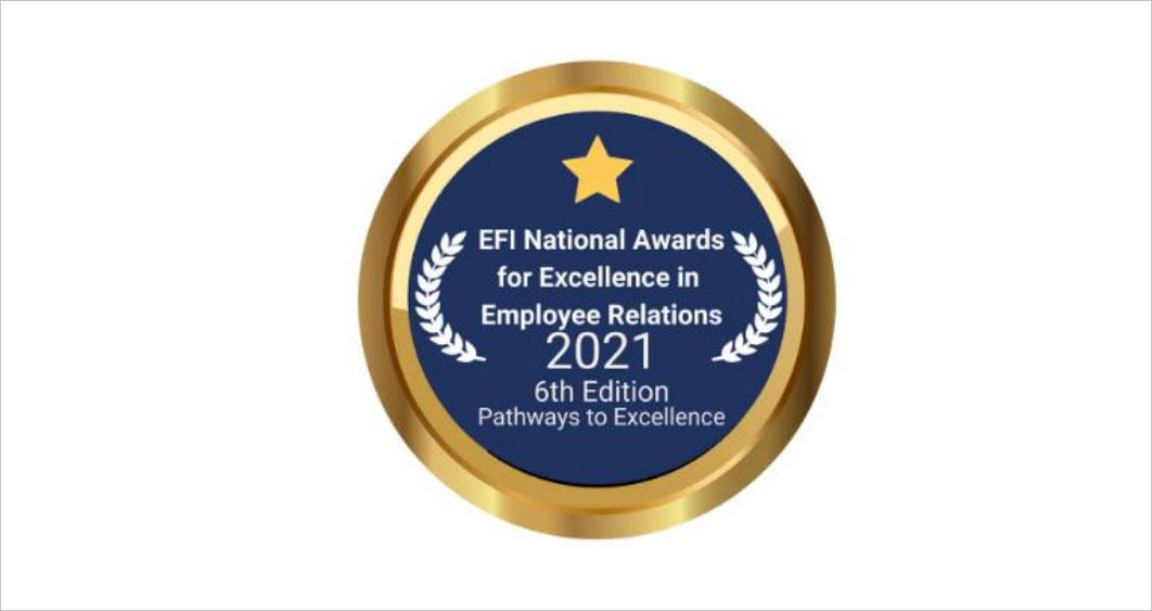 EFI CII National Award for Excellence in Employee Relations - 2021