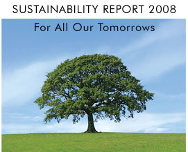 Sustainability Report 2008: For All Our Tomorrows